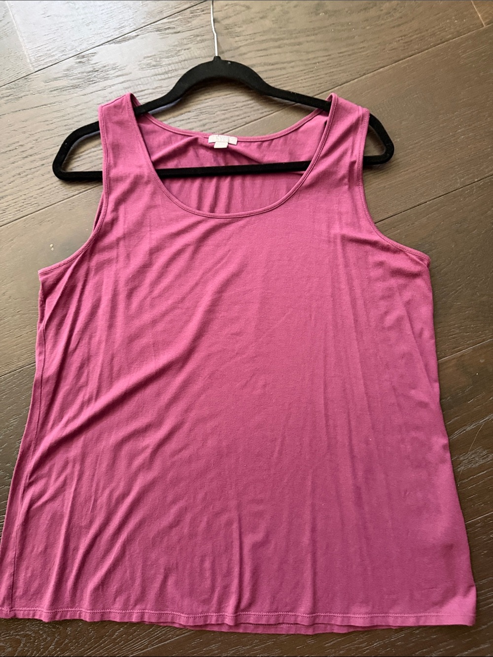J. Jill Sleeveless Scoop Tank - Plum